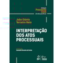 INTERPRETAÇÃO DOS ATOS PROCESSUAIS - COLEÇÃO PROCESSO CIVIL CONTEMPORÂNEO - 1ª EDIÇÃO 2019