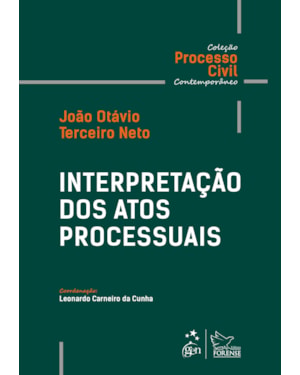 INTERPRETAÇÃO DOS ATOS PROCESSUAIS - COLEÇÃO PROCESSO CIVIL CONTEMPORÂNEO - 1ª EDIÇÃO 2019