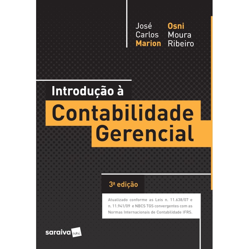 INTRODUÇÃO À CONTABILIDADE GERENCIAL