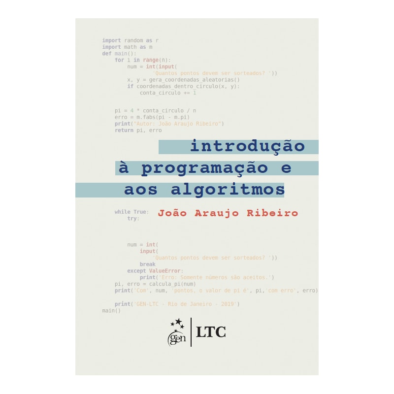 INTRODUÇÃO À PROGRAMAÇÃO E AOS ALGORITMOS