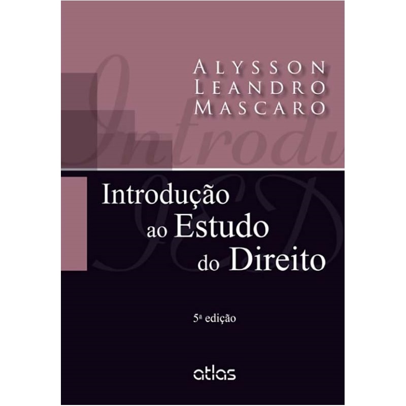 INTRODUÇÃO AO ESTUDO DO DIREITO
