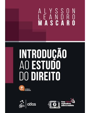 INTRODUÇÃO AO ESTUDO DO DIREITO - 9ª EDIÇÃO 2024