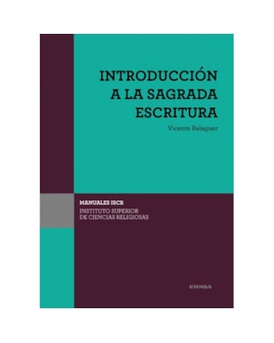 INTRODUCCIÓN A LA SAGRADA ESCRITURA - MANUALES ISCR