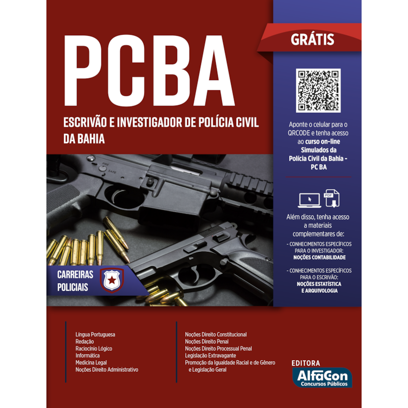 INVESTIGADOR E ESCRIVÃO - POLÍCIA CIVIL DO ESTADO DA BAHIA - PC BA