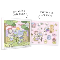 ISSO E AQUILO (THIS & THAT) - LIVRO DE COLORIR OFICIAL BOBBIE GOODS - EDIÇÃO EM CAPA DURA COM CARTELA DE ADESIVOS