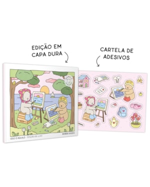 ISSO E AQUILO (THIS & THAT) - LIVRO DE COLORIR OFICIAL BOBBIE GOODS - EDIÇÃO EM CAPA DURA COM CARTELA DE ADESIVOS