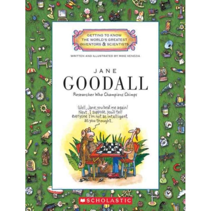 JANE GOODALL - RESEARCHER WHO CHAMPIONS CHIMPS