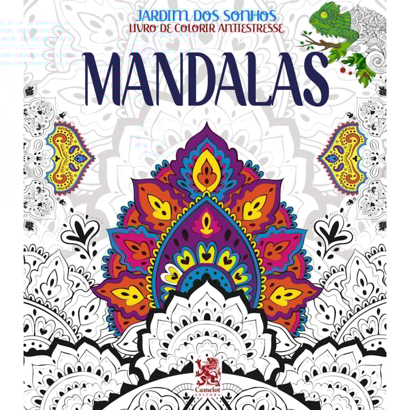 JARDIM DOS SONHOS - MANDALAS - LIVRO DE COLORIR ADULTO