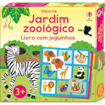 JARDIM ZOOLÓGICO: LIVRO COM JOGUINHOS