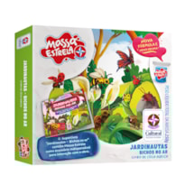 JARDINAUTAS: BICHOS NO AR - MASSA ESTRELA - SUPERLIVRO INTERATIVO COM MASSINHA, FAQUINHA E CENÁRIO