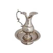 JARRA COM BACIA TRABALHADA GRANDE 31CM DE ALTURA