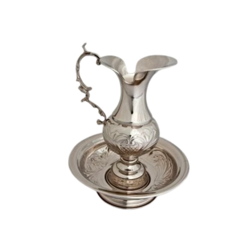 JARRA COM BACIA TRABALHADA GRANDE 31CM DE ALTURA