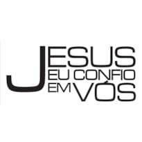 JESUS EU CONFIO EM VOS - ADESIVO