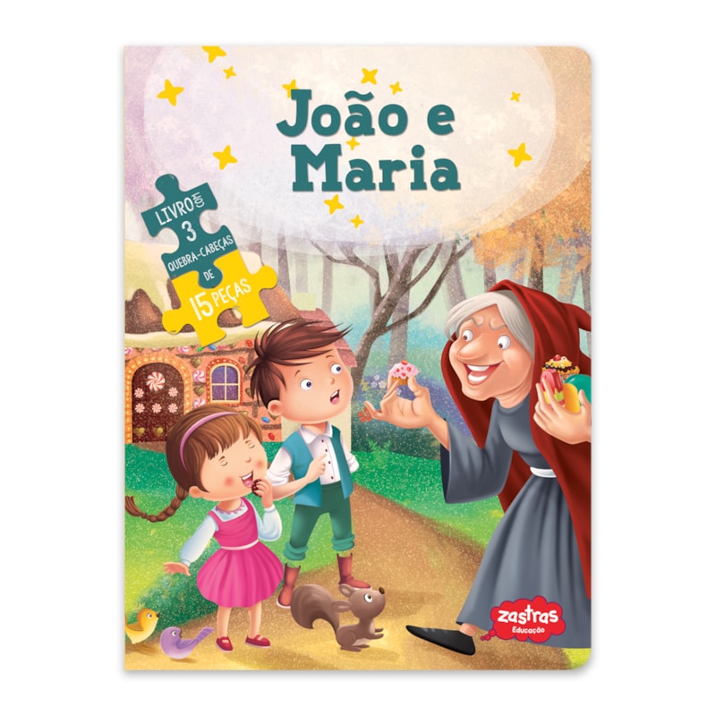 JOÃO E MARIA: LIVRO COM QUEBRA CABEÇA