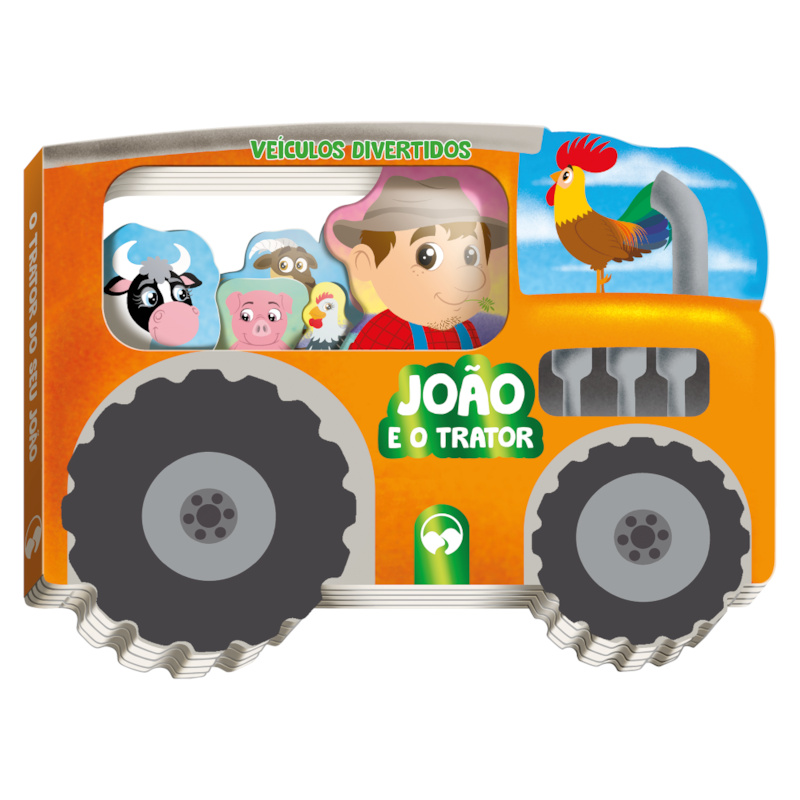 JOÃO E O TRATOR - VEÍCULOS DIVERTIDOS: LIVRO INFANTIL VEÍCULOS EM CAPA DURA