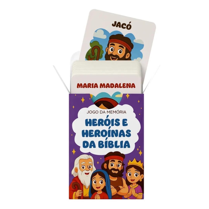 JOGO DA MEMÓRIA | HERÓIS E HEROÍNAS DA BÍBLIA