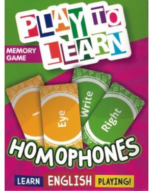 JOGO DA MEMÓRIA - HOMOPHONES