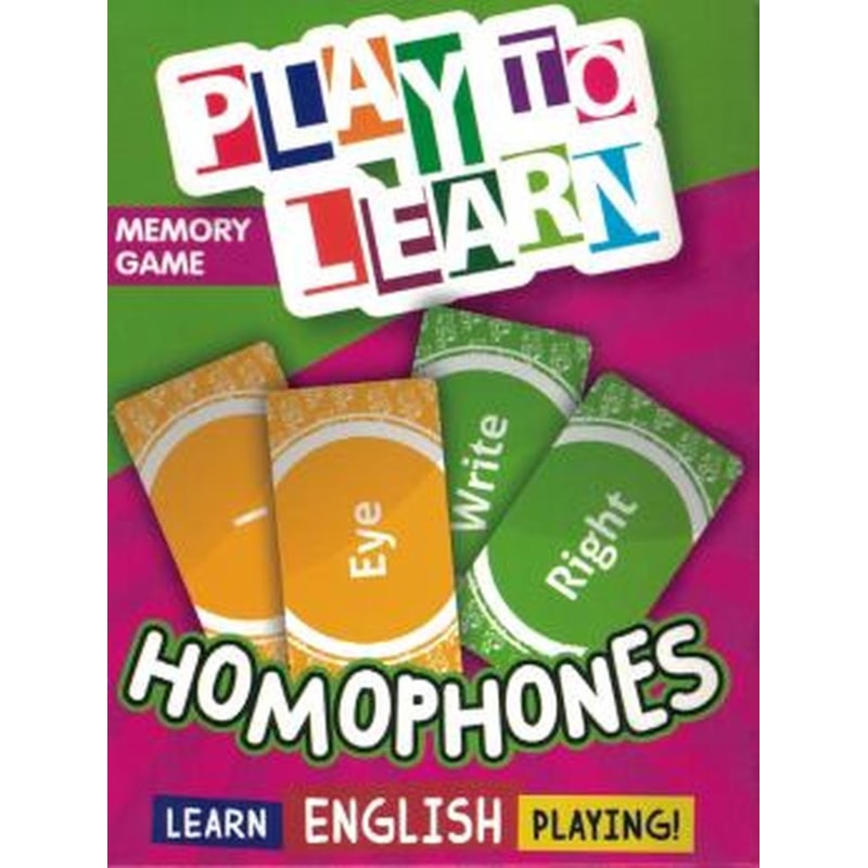 JOGO DA MEMÓRIA - HOMOPHONES