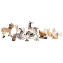 JOGO DE ANIMAIS 6CM DE ALTURA C/ 15 PEÇAS