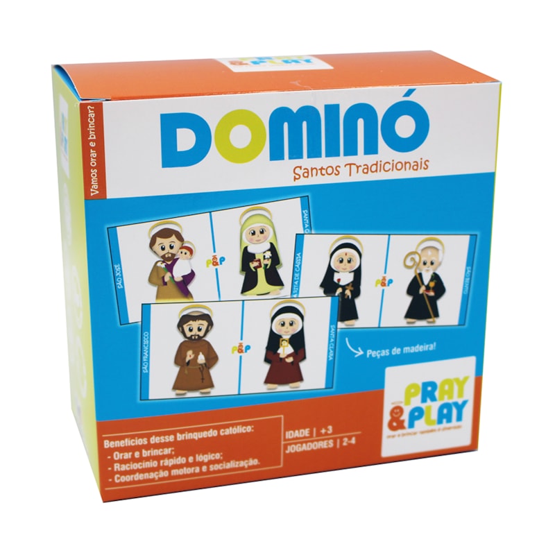 JOGO DE DOMINÓ SANTOS TRADICIONAIS