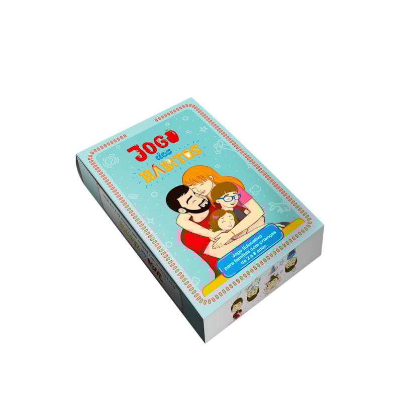 JOGO DOS HÁBITOS - JOGO EDUCATIVO DE CARTAS PARA FAMÍLIAS COM CRIANÇAS DE 2 A 8 ANOS