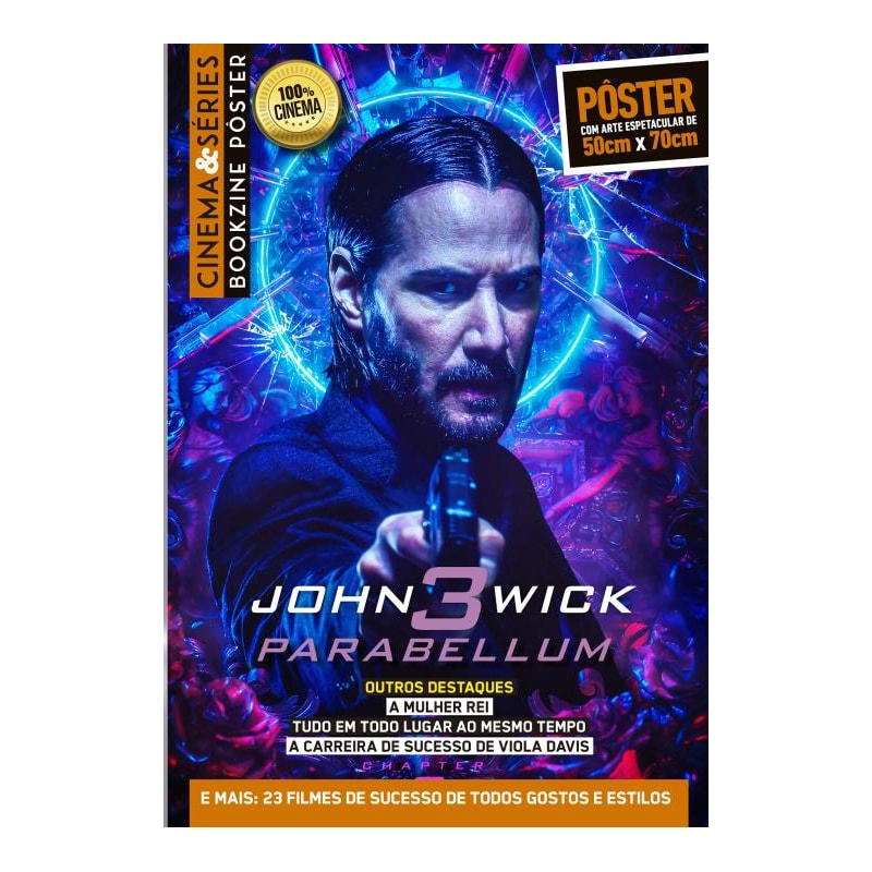 JOHN WICK 3 - PARABELLUM - SUPERPÔSTER CINEMA E SÉRIES