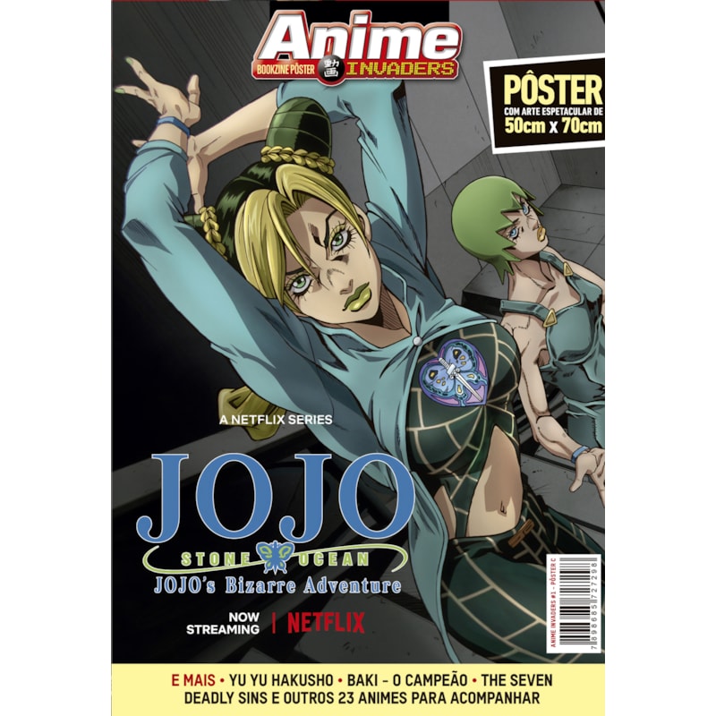 JOJO´S BIZARRE ADVENTURE STONE OCEAN - SUPERPÔSTER ANIME INVADERS