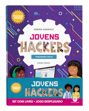 JOVENS HACKERS - KIT COM LIVRO + JOGO DESPLUGADO
