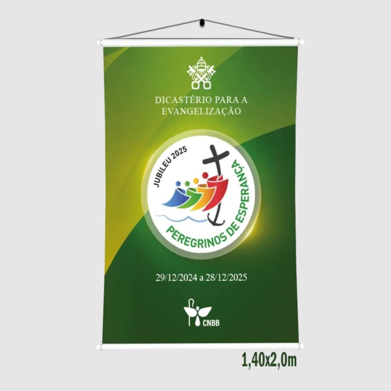 JUBILEU 2025 - BANNER GRANDE 1,40X2,0M
