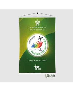JUBILEU 2025 - BANNER GRANDE 1,40X2,0M