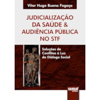 JUDICIALIZAÇÃO DA SAÚDE & AUDIÊNCIA PÚBLICA NO STF - SOLUÇÕES DE CONFLITOS À LUZ DO DIÁLOGO SOCIAL