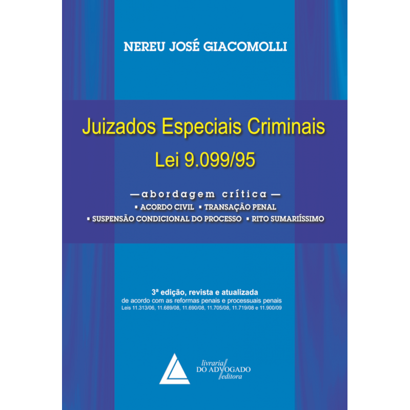 JUIZADOS ESPECIAIS CRIMINAIS - LEI 9.099/95