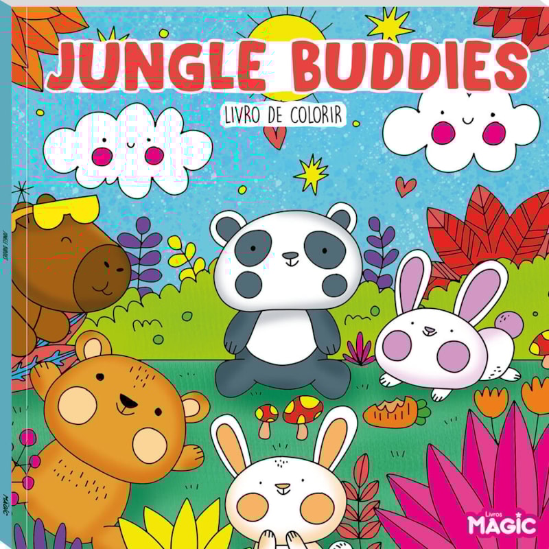 JUNGLE BUDDIES - LIVRO DE COLORIR