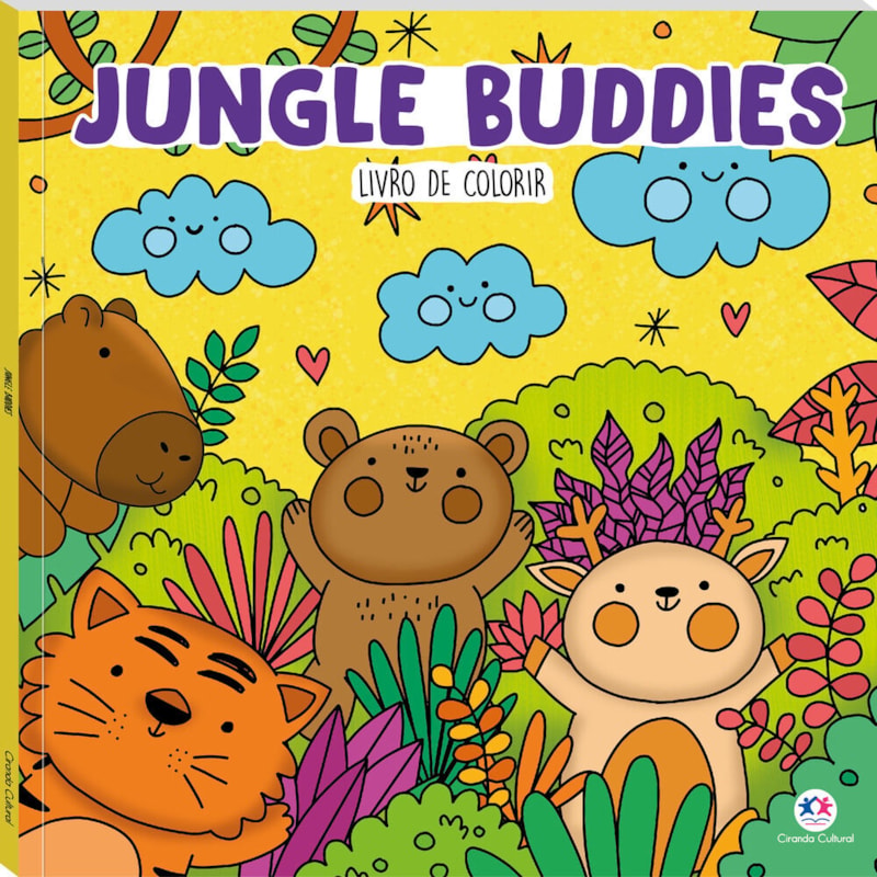 JUNGLE BUDDIES - LIVRO DE COLORIR