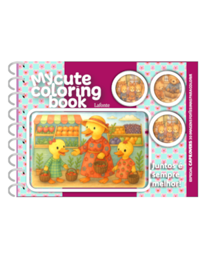 Juntos é sempre melhor ! - Capa dura espiral: My cute coloring book