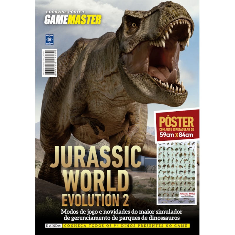 JURASSIC WORLD EVOLUTION 2 - SUPERPÔSTER GAME MASTER