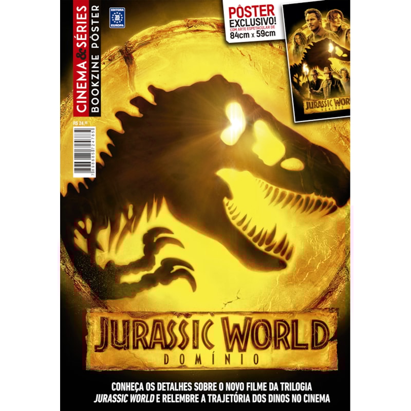 JURASSIC WORLD - SUPERPÔSTER CINEMA E SÉRIES