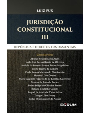 Jurisdição constitucional iii: república e direitos fundamentais