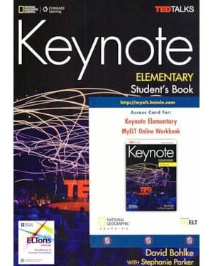 KEYNOTE - BRE - ELEMENTARY: STUDENT BOOK + DVD-ROM + MYELT ONLINE WORKBOOK, PRINTED ACCESS CODE