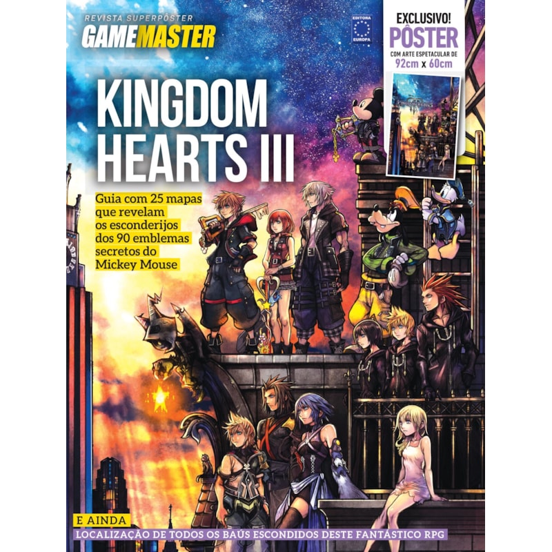 KINGDOM HEARTS - SUPERPÔSTER GAME MASTER
