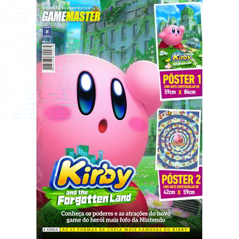 KIRBY AND THE FORGOTTEN LAND - SUPERPÔSTER GAME MASTER