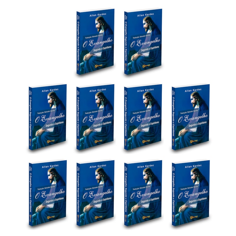 KIT 10 O EVANGELHO SEGUNDO O ESPIRITISMO - 10 LIVROS