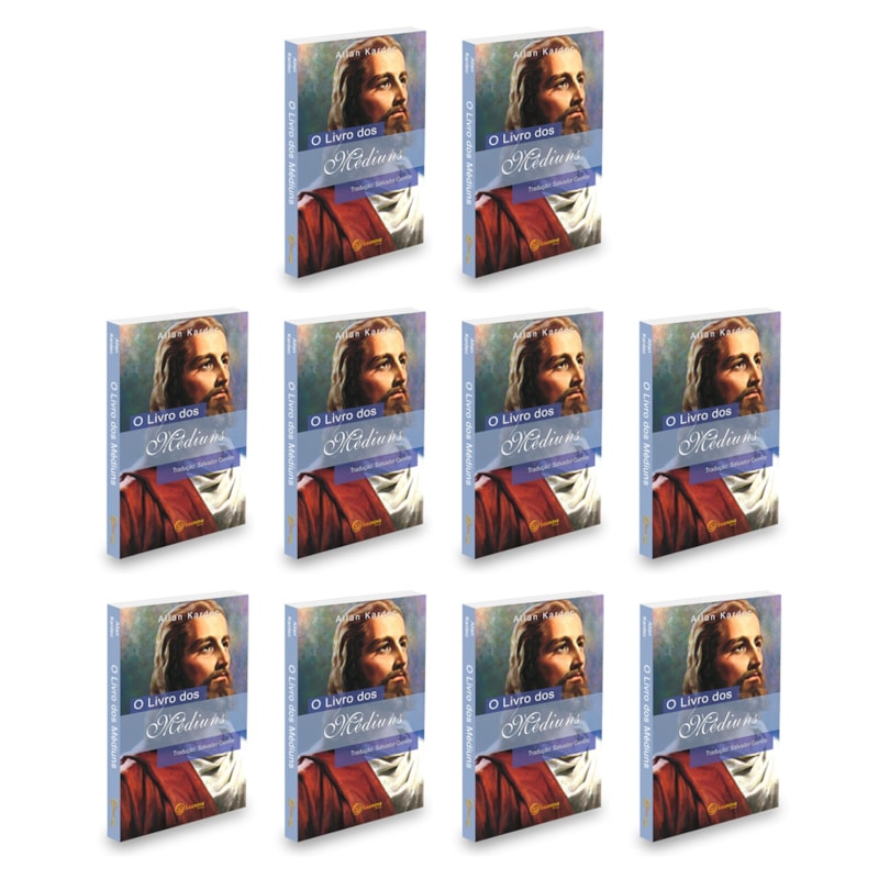 KIT 10 O LIVRO DOS MÉDIUNS - 10 LIVROS