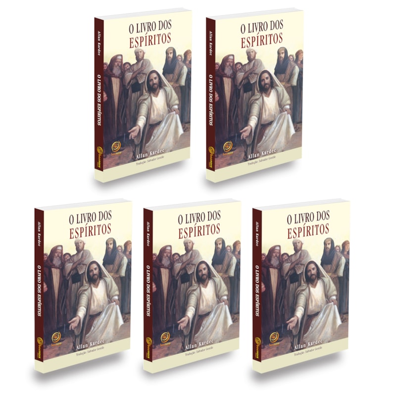 KIT 5 O LIVRO DOS ESPÍRITOS - ECONÔMICO BOA NOVA