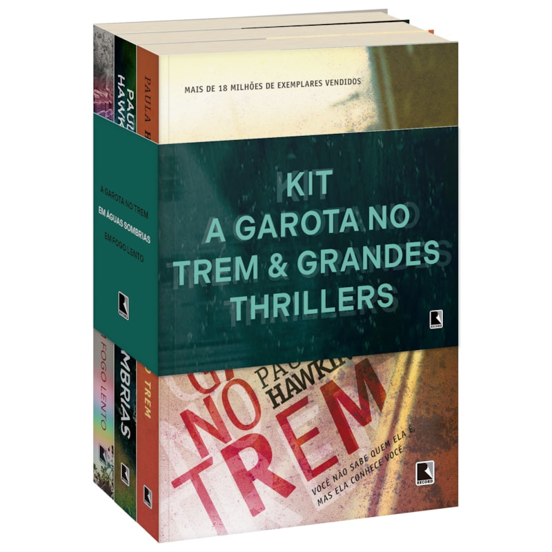 KIT A GAROTA NO TREM & GRANDES THRILLERS