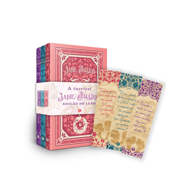 KIT A INCRÍVEL JANE AUSTEN EM EDIÇÃO DE LUXO