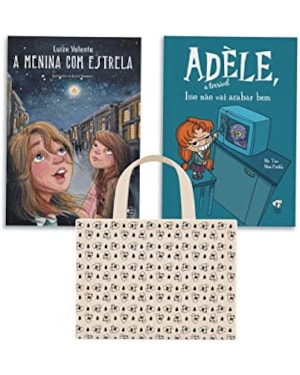 KIT A MENINA COM ESTRELA + ISSO NÃO VAI ACABAR BEM + ECOBAG