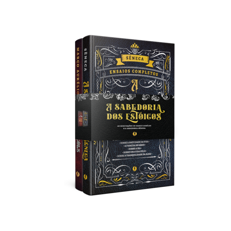 KIT - A SABEDORIA DOS ESTOICOS - EDIÇÃO DE LUXO: O LIVRO DE CABECEIRA DOS PRINCIPAIS INFLUENCIADORES DE FINANÇAS E NEGÓCIOS