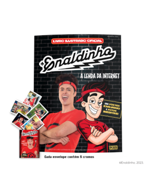KIT ÁLBUM DO ENALDINHO + 50 FIGURINHAS: A LENDA DA INTERNET