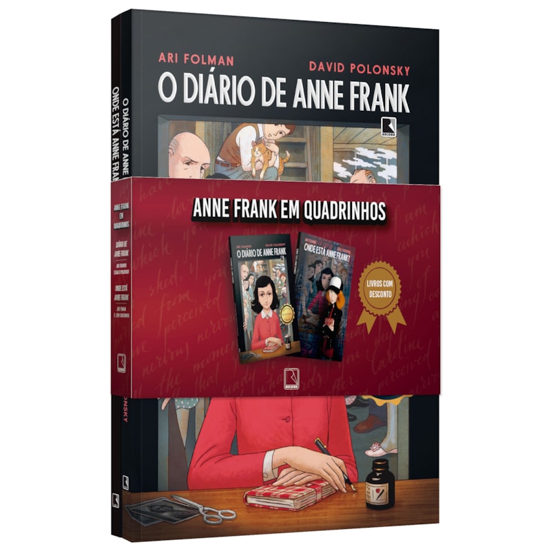 KIT ANNE FRANK EM QUADRINHOS